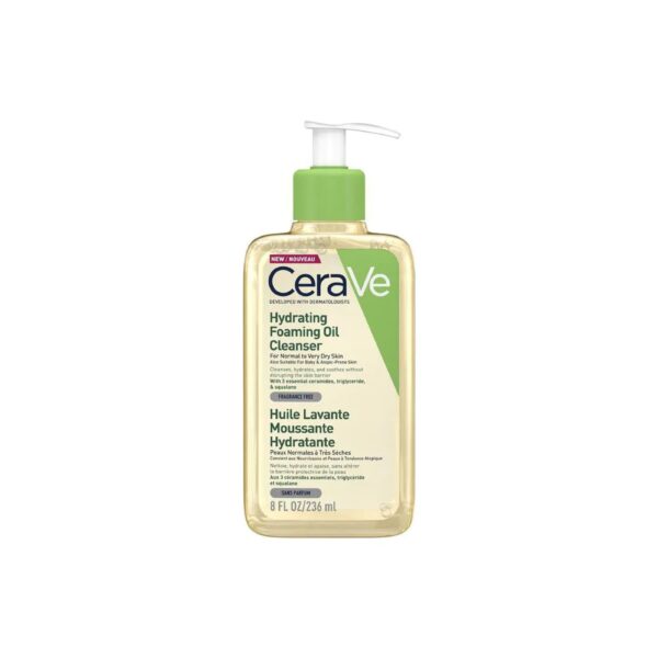 cerave hydrating foaming oil cleanser 236ml