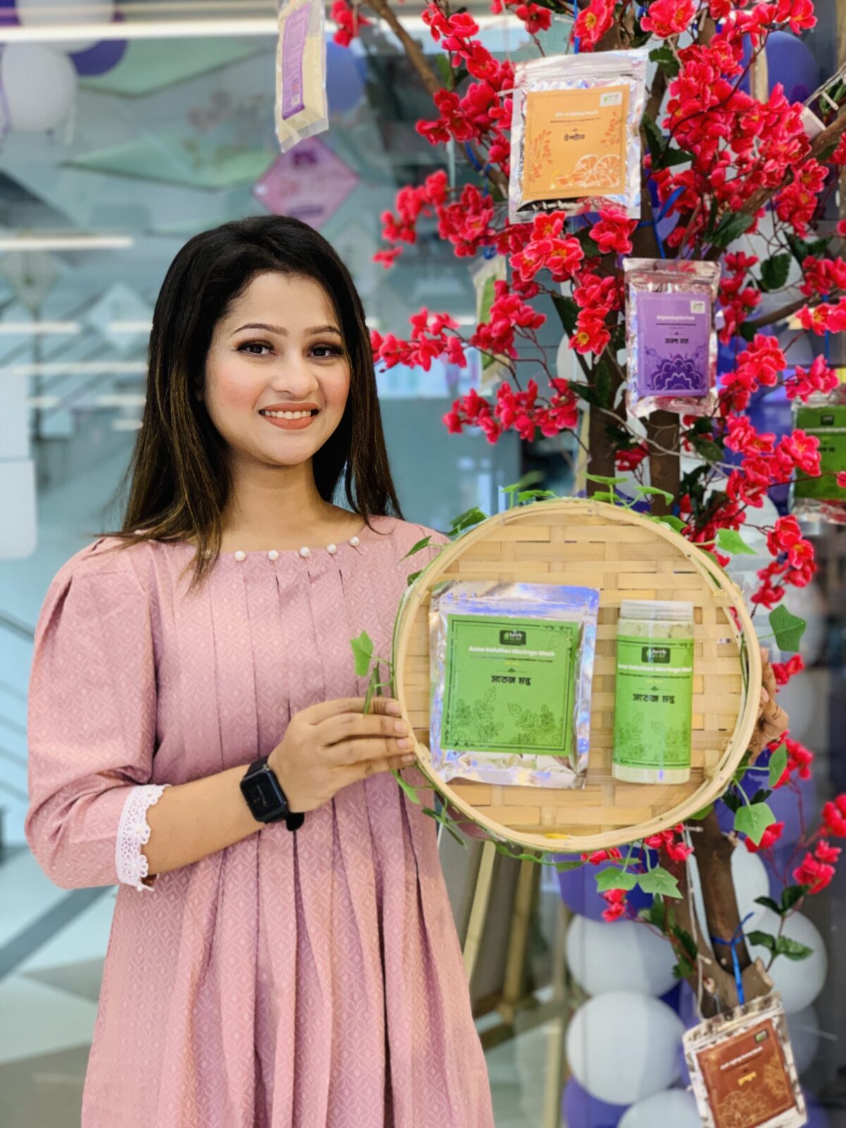 acne solution moringa pack । সতেজ মন্ত্র (120 gm)